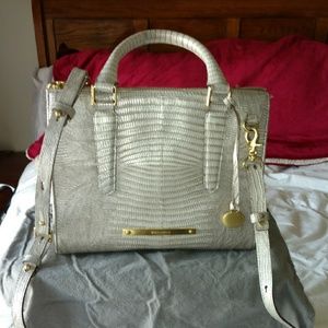 Brahmin Anytime Convertible Metallic Lizard Print